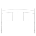 Modway Abigail Metal Queen Headboard - White-Height Adjustable