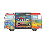 Eurographics VW Wave Hopper Bus Shaped Tin Puzzle - 550 Pieces-Recycled board