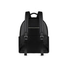 Design Lambert Inc The Miles Leather Backpack - Black-Exterior pocket for a water bottle