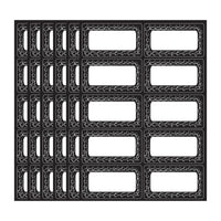 Ashley Productions Die-Cut Magnetic Chalk Loop Labels/Nameplates - 10 Per Pack - 6 Pack-Magnetic products are great for organization and decoration