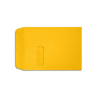 LUX 9 x 12 Open End Window Envelopes, Sunflower, 50 Pack (LUX-1590-12-50)-9 x 12 open end window envelopes are perfect for sending documents/catalogs/direct mail/promotional material/brochures