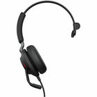 Jabra Evolve2 40 SE UC USB-C/A Monaural Headset - Unified-Instant noise isolation for improved focus in noisy surroundings