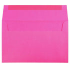 JAM Paper A10 Coloured Invitation Envelopes - 6 x 9.5 - Ultra Fuchsia Pink - 50 Pack-Colour: Fuchsia Hot Colour: Pink Paper Envelope