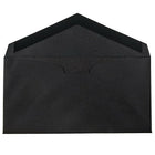 JAM Paper Enveloppes format livret en lin avec fermeture gommée, 3 7/8 x 7 1/2 po, noir, 1000/paquet-Taille : Mini (3 7/8 x 7 1/2 po)