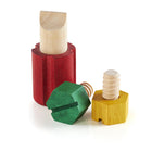 Guidecraft Screw Block Fine Motor Skill Matching Toy -  8 Pieces -Durable construction