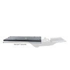 Intekview Ideal Keyboard Tray - 25" x 10" - Right-Handed - 17" Rails-Low profile height of 5/8" / 1.62 cm 