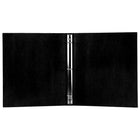 JAM Paper Kraft 1" 3-Ring Binder - Black-Wide front and back binder panels fully cover standard dividers and sheet protectors. Our 3 metal ring binders have 2 buttons for easy opening and closing, and a convenient pocket on the inside flap.