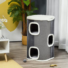 PawHut - Maison pour chat à 4 niveaux avec surface à griffer en sisal-Tapis à griffer en sisal pour entretenir les griffes 
