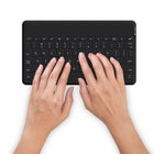 Logitech Keys-To-Go Bluetooth Keyboard for iPhone, iPad, and Apple TV - Black-Comfortable, soft keys type silently so you and the people around you can focus on working or learning without distractions