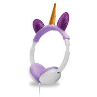 Casque filaire licorne en peluche Art + Sound - Violet-Prise audio 3,5 mm (0,13 pouces)