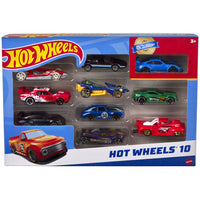Hot Wheels 54886 Basic 10-Piece Car Set-Assorted 10-pack of Hot Wheels die-cast vehicles