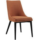 Modway Viscount Fabric Dining Chair - Orange-Modern Dining Side Chair