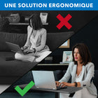 Mount-It! - Bureau surélevé réglable en hauteur - Noir-Dimensions du plateau : 31,5 po x 15,7 po