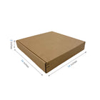 Reliabag - Boîtes d'expédition en papier kraft ondulé auto-adhésives - 14" x 14" x 2" - Paquet de 40-40 pièces expédiées à plat, économisez de l'espace de stockage