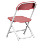 Flash Furniture – Chaise pliante en plastique pour enfants, bourgogne, 10/pqt-Dimensions du siège : 11 h. x 11 l. x 10 3/4 prof. (po), Dimensions du dossier : 11 1/4 po h. x 11 1/4 po l.