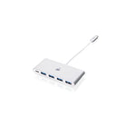 IOGEAR USB-C to 4 Port USB-A Hub with Power Delivery Pass-Through-4 x USB 3.0 Type-A port (5Gbps)