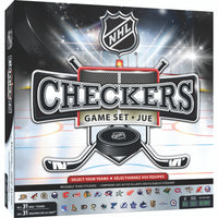 Masterpieces Puzzle Company NHL League Checkers Board Game-Age: 6+