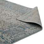 Modway Dilys Distressed Vintage Floral Lattice Area Rug - 5 ft W x 8 ft L - Teal Brown/Beige-8