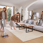 Tineco GO Slim Cordless Stick/Handheld Vacuum Cleaner-Versatile Accessories: Wall Mount Dock provides convenient storage and 2-in-1 Dusting Brush cleans multiple surfaces with ease, from furniture to corners
