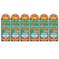 Eureka Adventurer Bookmarks - 6 Packs of 36-Full color illustration printed on card stock