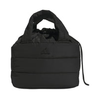 Adidas Quilted Lunch Bag- Black-PEVA insulated lining helps keep lunch warm and drinks cold