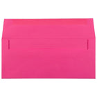 JAM Paper #10 Business Envelopes, 4 1/8 x 9.5, Brite Hue Ultra Fuchsia Pink, 100 Pack (15847g)-Size: #10 (4-1/8" x 9-1/2")