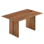 Modway Amistad 60" Wood Dining Table - Walnut-6