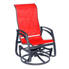 Dura Housewares - Planeur pivotant en aluminium Kansas - rouge-Planeur pivotant au look moderne