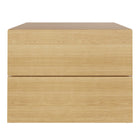 Nexera James Nightstand With 2-Drawers - Natural Maple-Designed and made in Canada with CARB II/FSC Certified particle board and MDF materials.  Ships in 24-48H from order date. Assembly required