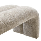 Modway Dax 50.5" Chenille Upholstered Accent Bench - Khaki-8