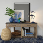 Hudson&Canal Bay 22" Tall Nautical Table Lamp with Glass/Metal Shade - Navy Blue/Clear-Clean with a soft, dry cloth and no harsh chemicals or abrasive cleaning materials