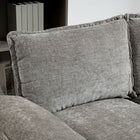 HOMCOM - Canapé en chenille en forme de L avec méridienne - gris-Assemblage requis 