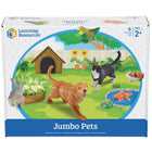 Learning Resources Jumbo Pets - Set of 6 -Age group and grade: Ages 2 - 6 and grades pre-school - 1st
