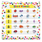 Teacher Created Resources Confetti 7 Pocket Chart - 28" x 28"-Measures 28" x 28"