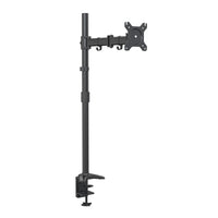 ShoppingAll Adjustable Single Monitor Standing Mount Extra Tall 31.5" Pole for Display up to 32" - Black-Holds one monitor 13"-32" in size and up to 17.6lb/8kg in weight with 75mm x 75mm or 100mm x 100mm VESA mounting holes