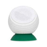 Speaqua Barnacle Pro 2.0 Portable Waterproof Bluetooth Speaker with Built in Storage - Golf Model White-5 watts of high-performance audio output delivers deep bass and dynamic sound.
