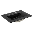 Modway - Maybelle 24" Vanette de salle de bain - Noir marine-Assemblée requise