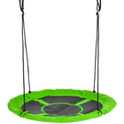Outsunny - Balançoire soucoupe géante suspendue pour arbre, siège en corde en forme de nid - vert-Espace parfait pour jouer, lire, écouter de la musique, rêvasser, se détendre . 