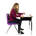 Bouncyband Portable Wiggle Seat Sensory Cushion - Blue-Effective indoors and outdoors on chairs, benches, and directly on the floor or ground