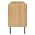 Modway Chaucer 6-Drawer Dresser - Oak-Adjustable Feet
