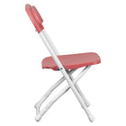 Flash Furniture – Chaise pliante en plastique pour enfants, bourgogne, 10/pqt-Capacité de poids : 220 lb