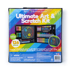 Art 101 Ultimate Scratch Kit with 126 pieces-Includes everything your child needs to explore their creativity