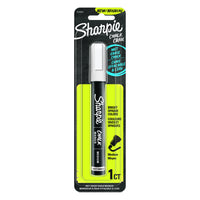 Sharpie Wet-Erase Chalk Marker - Medium Tip - White-Create clear, eye-catching marks in a bright opaque colour