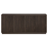 Hudson&Canal Alston 68"W Buffet Table - Alder Brown-A modern contemporary design for your dining room, kitchen, or den