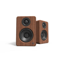 Kanto YU2 Powered Desktop Speakers with Built-in USB DAC - Walnut - 2 Pack-Along with a 3.5mm AUX input, YU2’s built-in soundcard allows you to stream high-quality audio directly from your computer’s USB port.