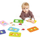 Banana Panda Match The Buddies 12-Puzzle Set-Children and families will enjoy this colourful floor puzzles