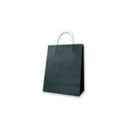 Millbrook Studios Kraft Bags - Medium - Black - 12 Pack (00505)-10.13" x 4.75" x 7.88"