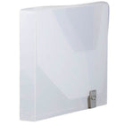 JAM Paper Plastic Box Portfolio with Side Buckle - 9 3/4" x 13 1/2" x 1 1/2" - Clear -Size: 9.75" x 13.5" x 1.5"