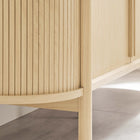 Modway Cadence 63" Curved Sideboard - Oak-Leveling Non-Marking Feet