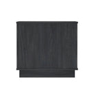 Manhattan Comfort Horizon 21.7" Modern Nightstand - Charcoal Grey-Snap It Assembly! Includes High Quality Internal Click Grooves for a Simple Assembly, No Tools Required